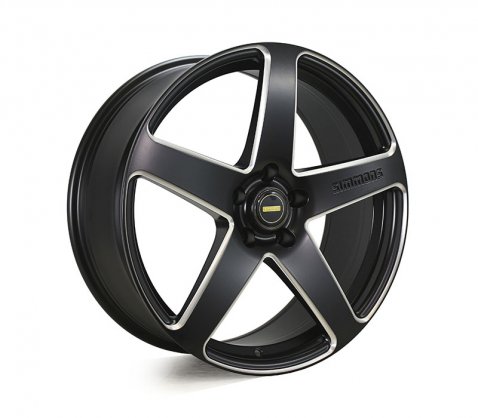 20x8.5 20x10 Simmons FR-CS Satin Black NCT  - Simmons Wheels