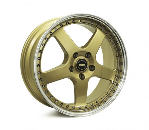 19x8.5 19x9.5 Simmons FR-1 Gold - Simmons Wheels