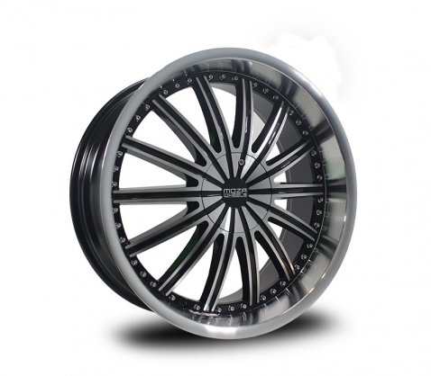 20x8.5 MOZA 914 Prestige Gloss Black Machined - MOZA Wheels