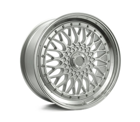 17x8.5 Lenso BSX Silver - Lenso Wheels