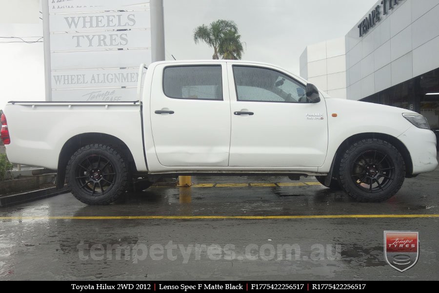 17x7.5 Lenso Spec F MB on TOYOTA HILUX