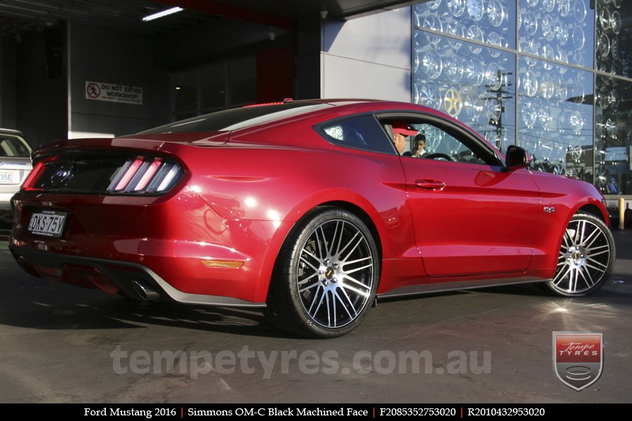20x8.5 20x10 Simmons OM-C BM on FORD MUSTANG
