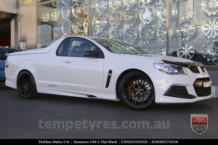 20x8.5 20x10 Simmons OM-C FB on HOLDEN Commodore Maloo