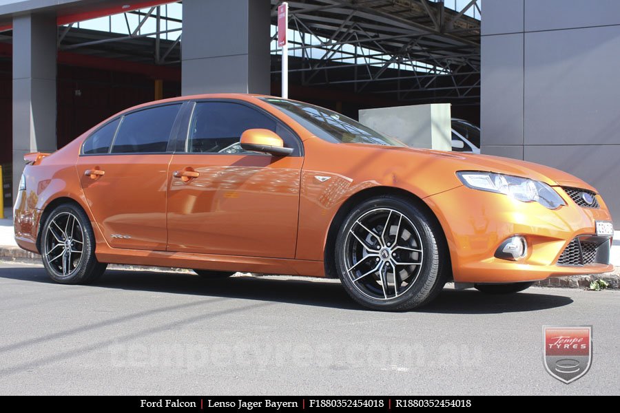 18x8.0 18x9.0 Lenso Jager Bayern BKF on FORD FALCON