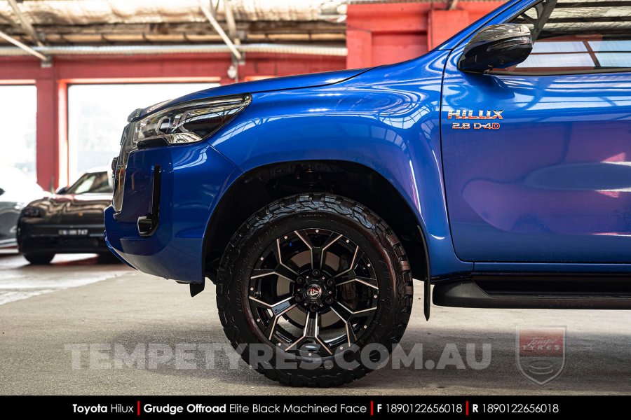 18x9.0 Grudge Offroad ELITE on Toyota Hilux