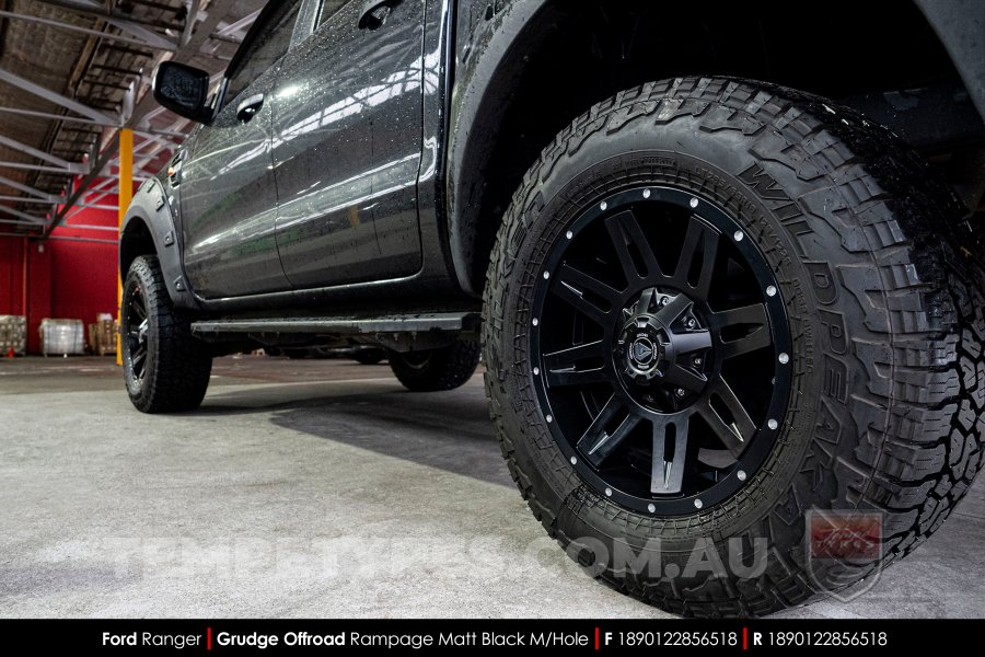 18x9.0 Grudge Offroad RAMPAGE on Ford Ranger