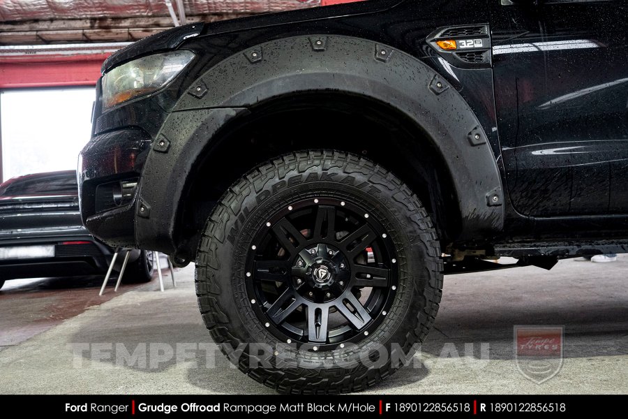 18x9.0 Grudge Offroad RAMPAGE on Ford Ranger