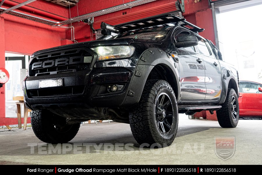 18x9.0 Grudge Offroad RAMPAGE on Ford Ranger