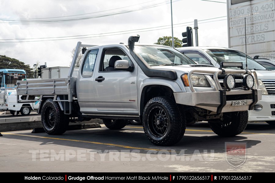 17x9.0 Grudge Offroad HAMMER on Holden Colorado