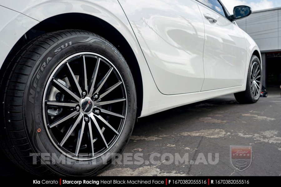 16x7.0 Starcorp Racing L560 HEAT on Kia Cerato