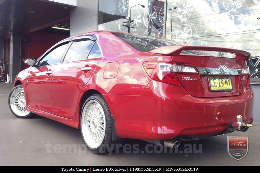 19x8.5 Lenso BSX Silver on TOYOTA CAMRY