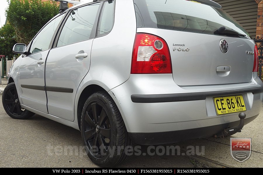 15x6.5 Incubus RS Flawless 0450 on VW POLO