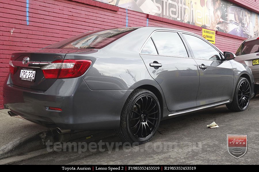 19x8.5 19x9.5 Lenso Speed 2 SP2 on TOYOTA AURION