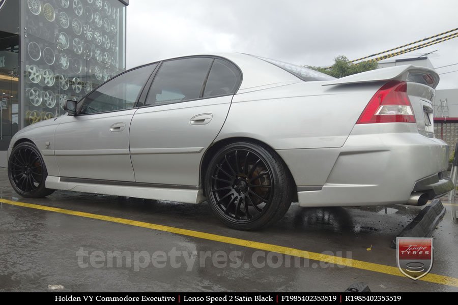 19x8.5 19x9.5 Lenso Speed 2 SP2 on HOLDEN COMMODORE VY