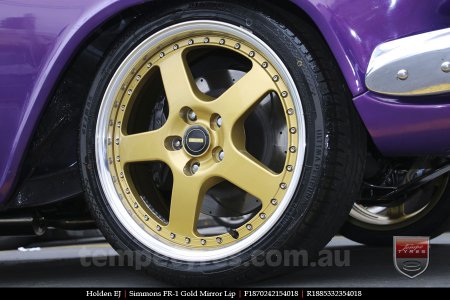 18x7.0 18x8.5 Simmons FR-1 Gold on HOLDEN EJ