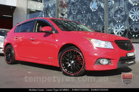 19x8.5 Lenso Type-M MBRG on HOLDEN CRUZE