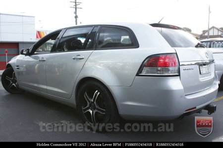 18x8.0 Akuza Lever BFM on HOLDEN COMMODORE VE