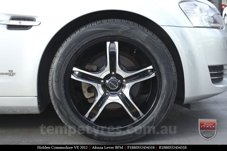 18x8.0 Akuza Lever BFM on HOLDEN COMMODORE VE