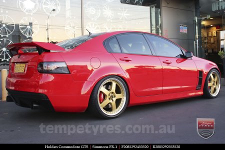 20x8.5 20x9.5 Simmons FR-1 Gold on HOLDEN COMMODORE