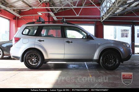 17x7.0 Lenso Type-M - DG on SUBARU FORESTER