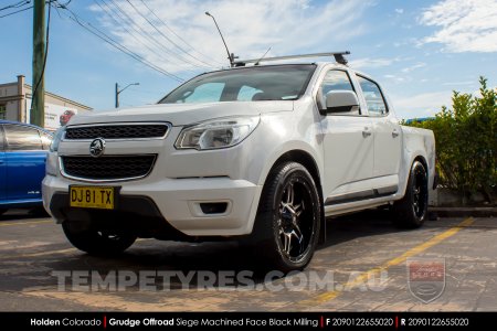 20x9.0 Grudge Offroad SIEGE on Holden Colorado