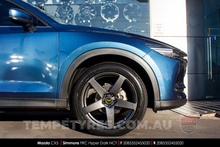 20x8.5 20x10 Simmons FR-C Hyper Dark NCT on Mazda CX5