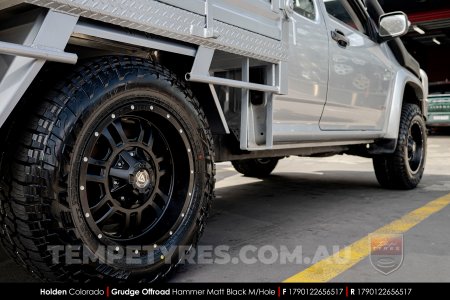 17x9.0 Grudge Offroad HAMMER on Holden Colorado