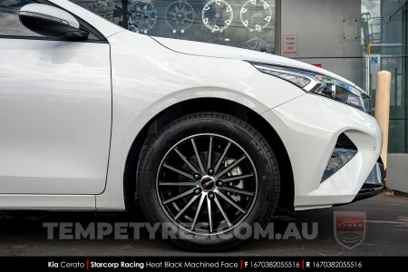 16x7.0 Starcorp Racing L560 HEAT on Kia Cerato