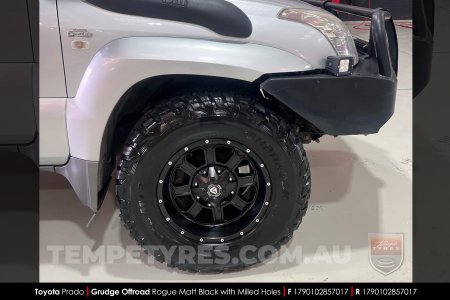 17x9.0 Grudge Offroad ROGUE on Toyota Prado