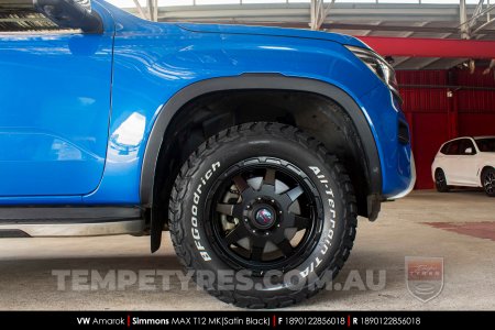 18x9.0 Simmons MAX T12 MK on VW Amarok