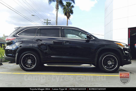 19x8.5 Lenso Type-M MBJ on TOYOTA KLUGER