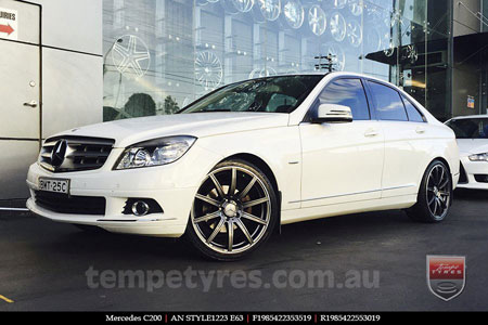 19x8.5 AN Style1223 on MERCEDES C-Class