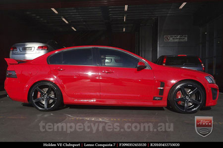 20x9.0 20x10.5 Lenso Conquista 7 MKS CQ7 on HOLDEN CLUBSPORT