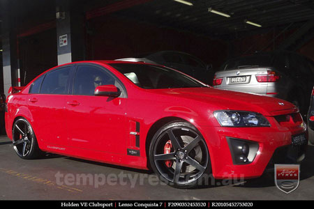 20x9.0 20x10.5 Lenso Conquista 7 MKS CQ7 on HOLDEN CLUBSPORT