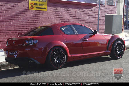 19x8.5 Lenso Type-M MBRG on MAZDA RX8