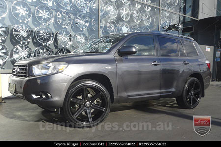 22x9.5 Incubus 842 GB on TOYOTA KLUGER