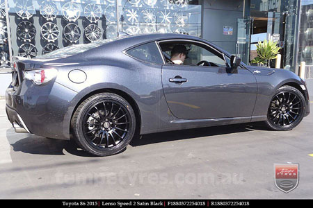 18x8.0 Lenso Speed 2 SP2 on TOYOTA 86 