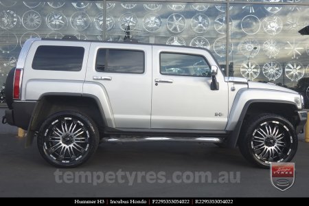 22x9.5 Incubus Hondo on HUMMER H3