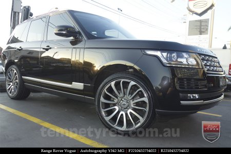 22x10 Autobiography Y342 MG on RANGE ROVER VOGUE