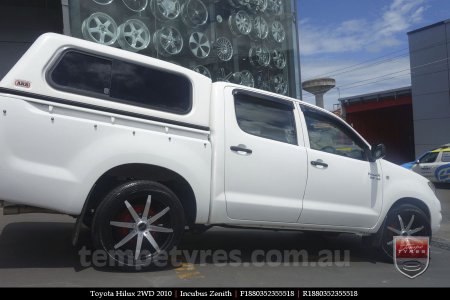 18x8.0 Incubus Zenith - MB on TOYOTA HILUX