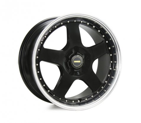 17x8.5 17x9.5 Simmons FR-1 Gloss Black 5/108 P43 - Simmons Wheels