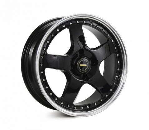 17x7.0 17x8.5 Simmons FR-1 Gloss Black 4/100 P15 - Simmons Wheels