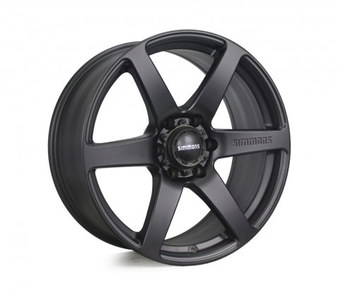 20x9.0 Simmons S6 Matte Black NCT 6/114.3 P35 - Simmons Wheels