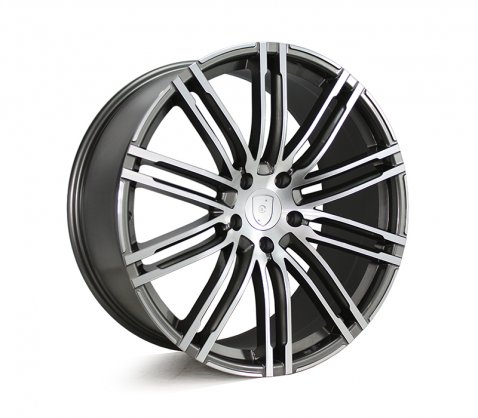 22x10 1222 Grey Polished 5/130 P55 - Style By PC