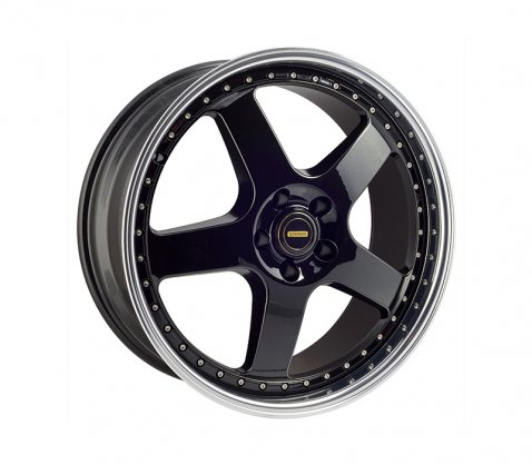 20x8.5 20x9.5 Simmons FR-1 Gloss Black 5/108 P40 - Simmons Wheels