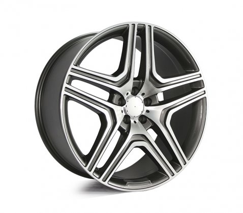 22x10 5346 ML63 Grey Polished - Style By MB