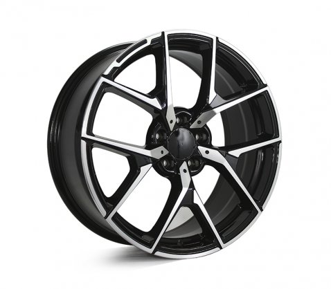 20x8.5 20x9.5 5626 MB507 Black Polished 5/112 P42 - Style By MB