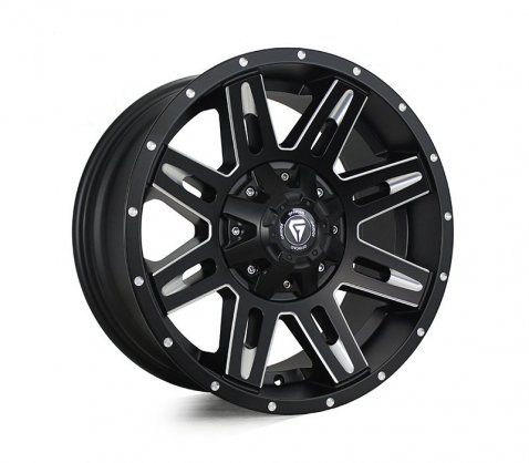 RAMPAGE Matt Black Milling Window - Grudge Offroad Wheels