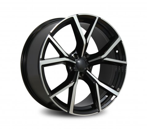 20x9.0 5677 Black Polished 5/112 P35 - Style By VW