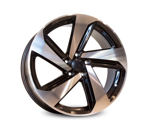 19x8.5 5639 Black Polished 5/112 P45 - Style By VW